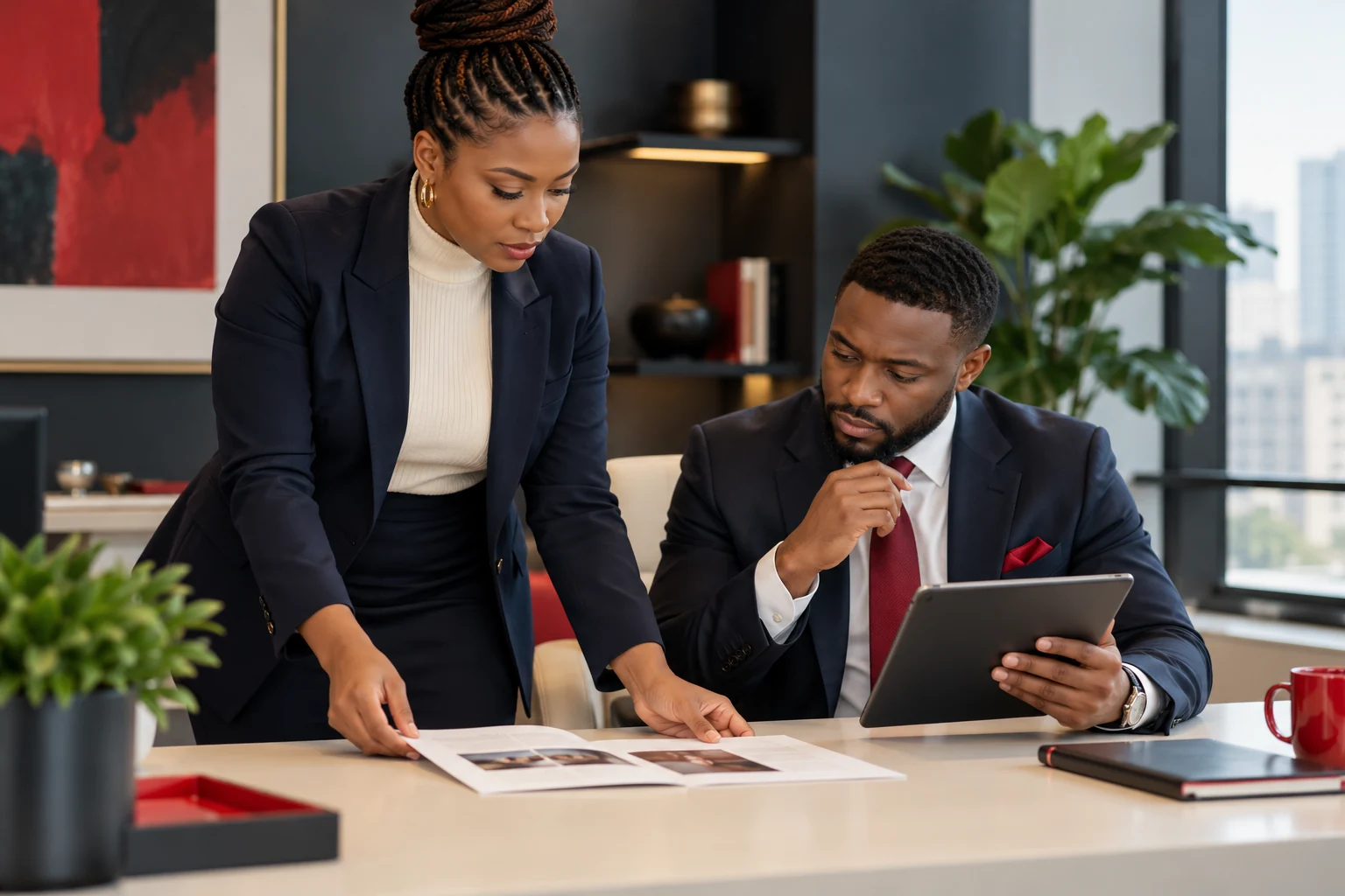 Review of company profile materials